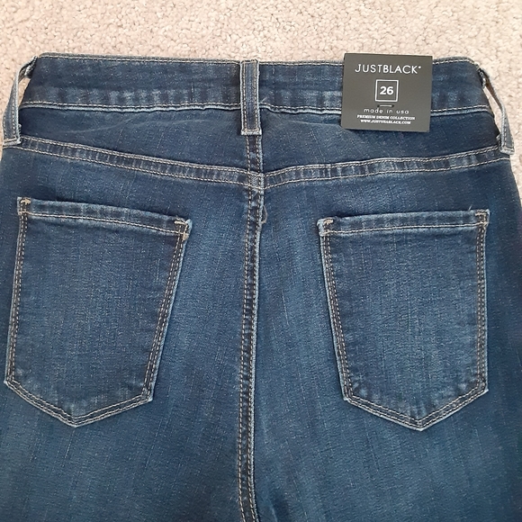Just Black Jean's size 26 skinny - Picture 3 of 4